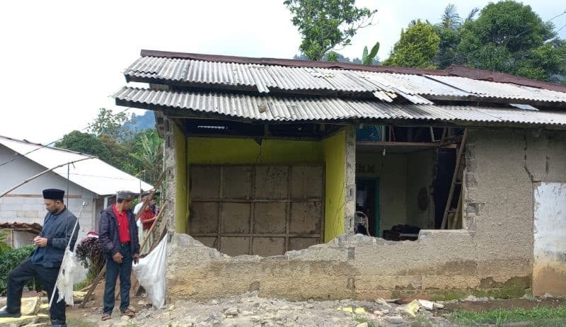Gempa,144 Rumah Rusak di Bogor dan Sukabumi