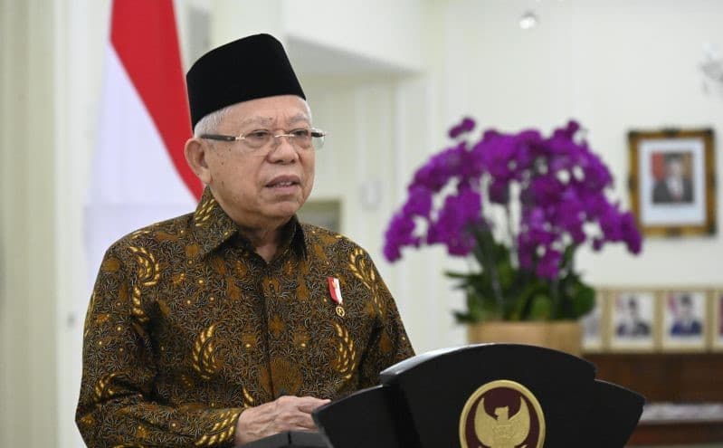 Ma'ruf Amin Minta Generasi Penerus Tingkatkan Kompetensi Menyongsong Indonesia Emas 2045