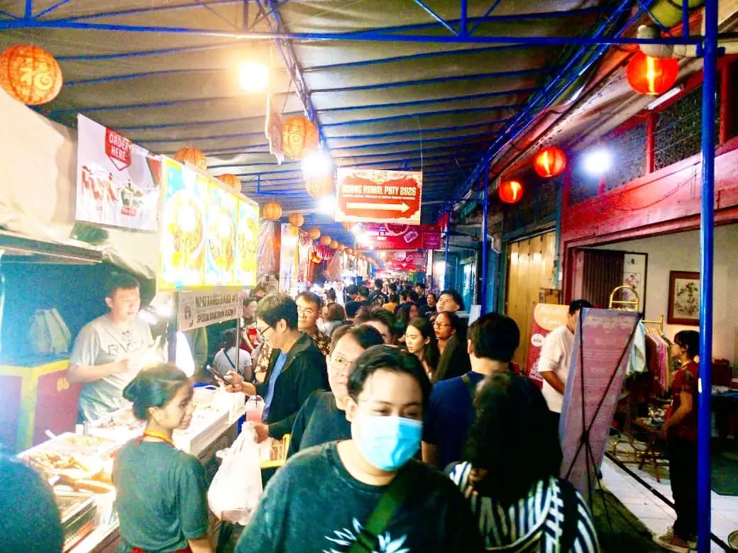 Suasana Festival Budaya Tiongkok 2026 di Kampoeng Ketandan (Foto: Dok MI/Gatot Eko Cahyono)