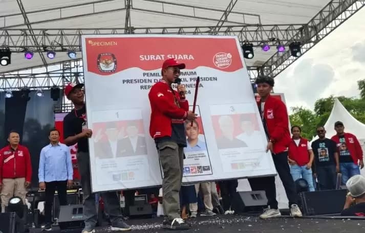 Kaesang Minta Warga Wonogiri 'Coblos' Jidat Gibran di Pemilu 2024