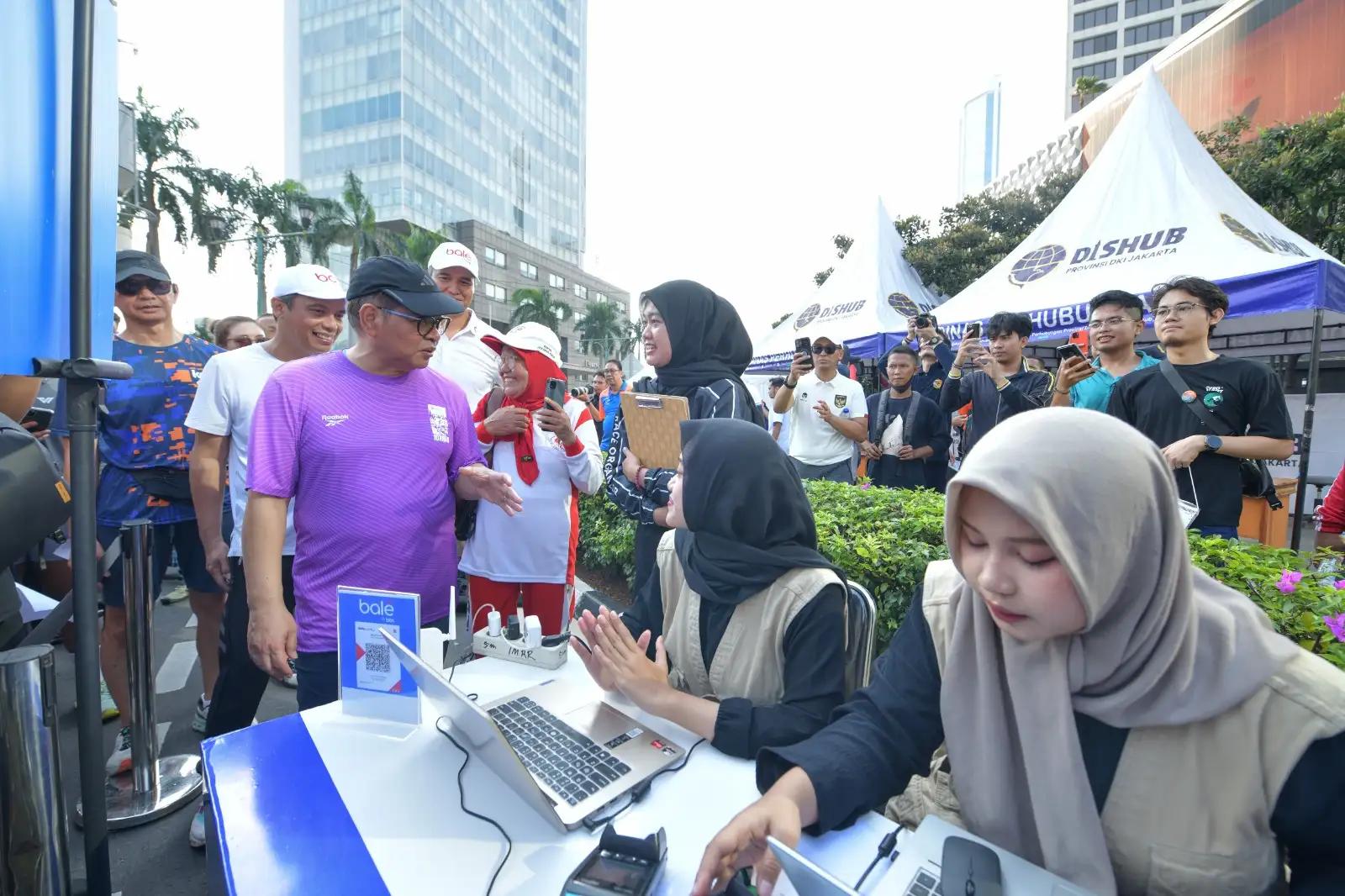 Booth Pendaftaran BTN Jakarta International Marathon (BTN JAKIM) 2026 (Foto: Dok BTN)
