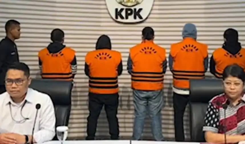 5 Tersangka dalam OTT KPK di Sumut