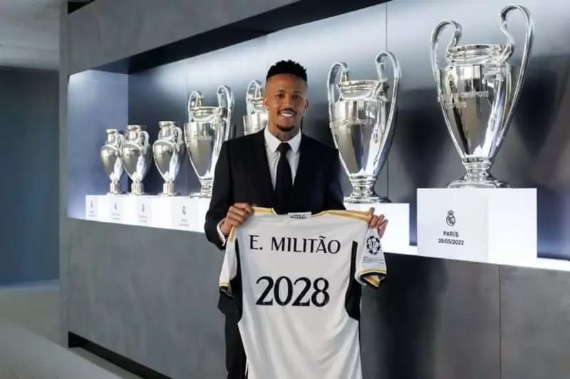 Eder Militao Berada di Real Madrid hingga 2028