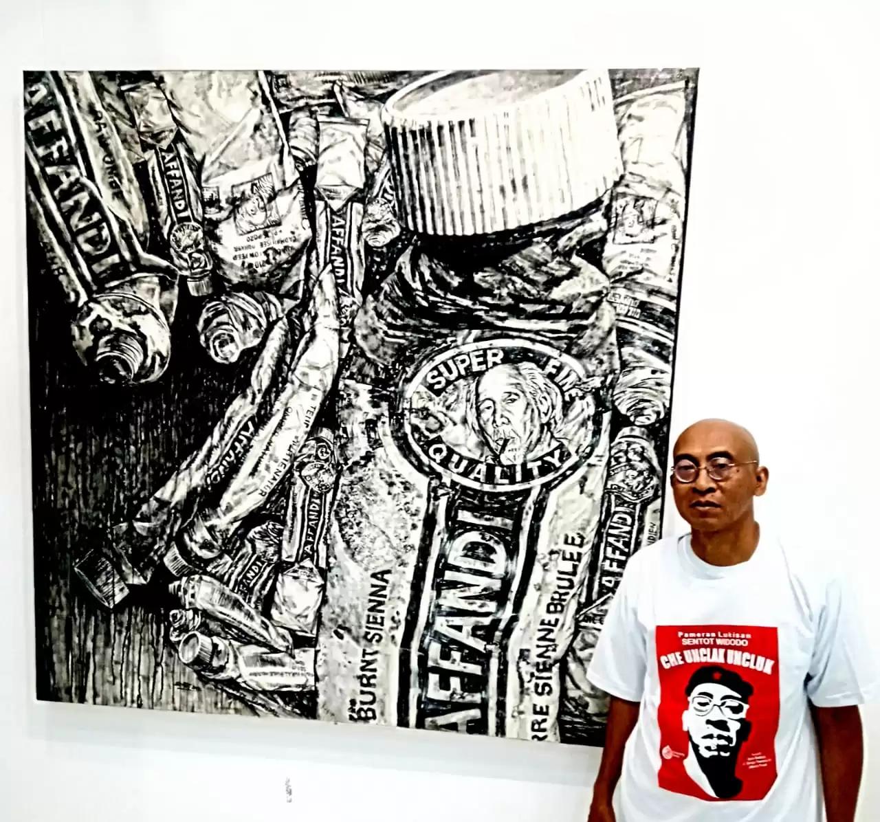 Pameran Lukisan "Che Unclak-Uncluk": Nuansa Kental Kritik Sosial Sentot Widodo