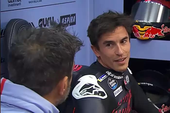 Senyuman Marc Marquez Setelah Jajal Ducati