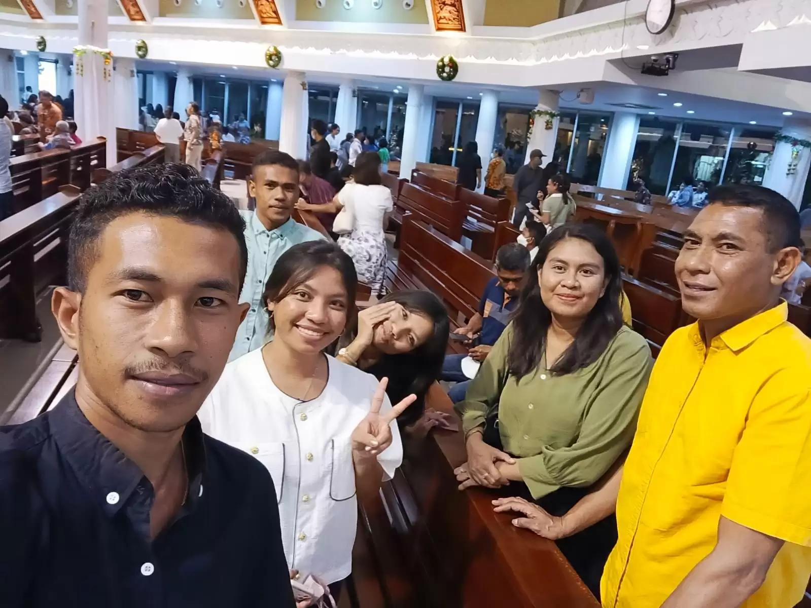 Misa Malam Tahun Baru di Paroki Hati Santa Perawan Maria Tak Bernoda Tangerang