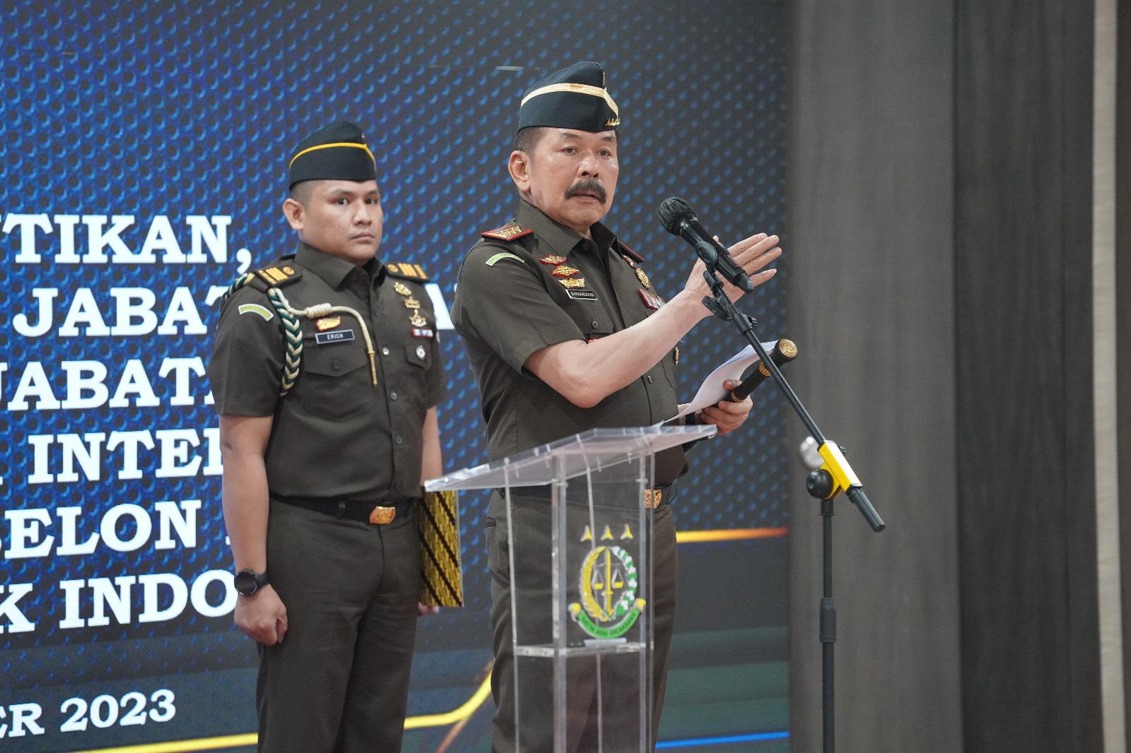 Jaksa Agung Ingatkan Insan Adhyaksa Jaga dan Pelihara Netralitas Pemilu 2024