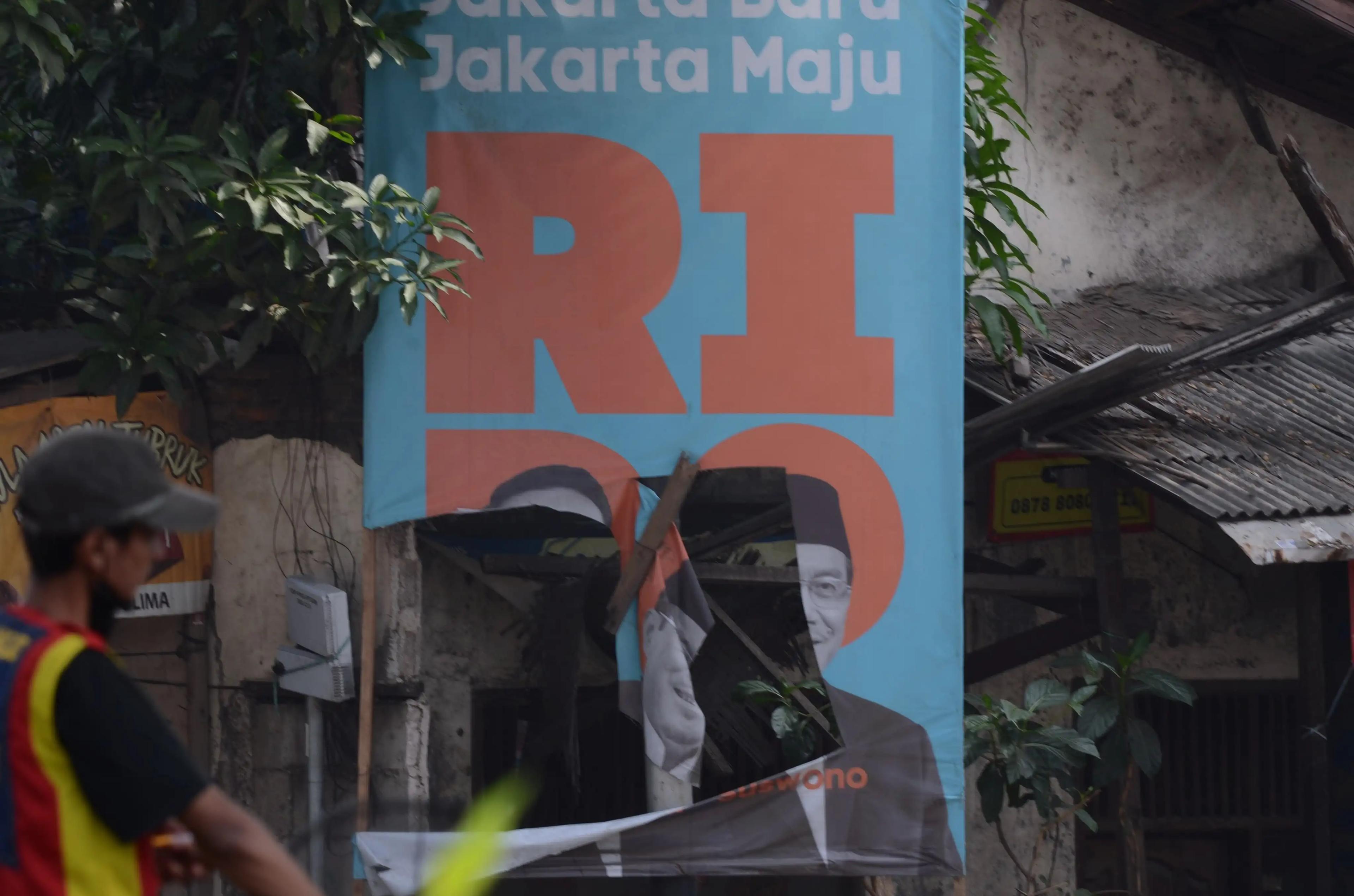 Alat peraga kampanye yang dirusak (Foto: Dok MI/Donavita)