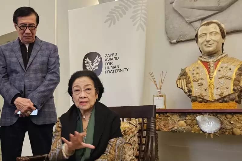 Megawati: Pemenang Zayed Award Diumumkan Paus Fransiskus-Imam Al Azhar
