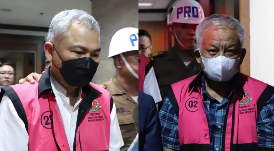 Suparta, Dirut PT Refined Bangka dan Reza Andriansyah, Direktur Business Development (Foto: Kolase MI/Dok Kejagung)