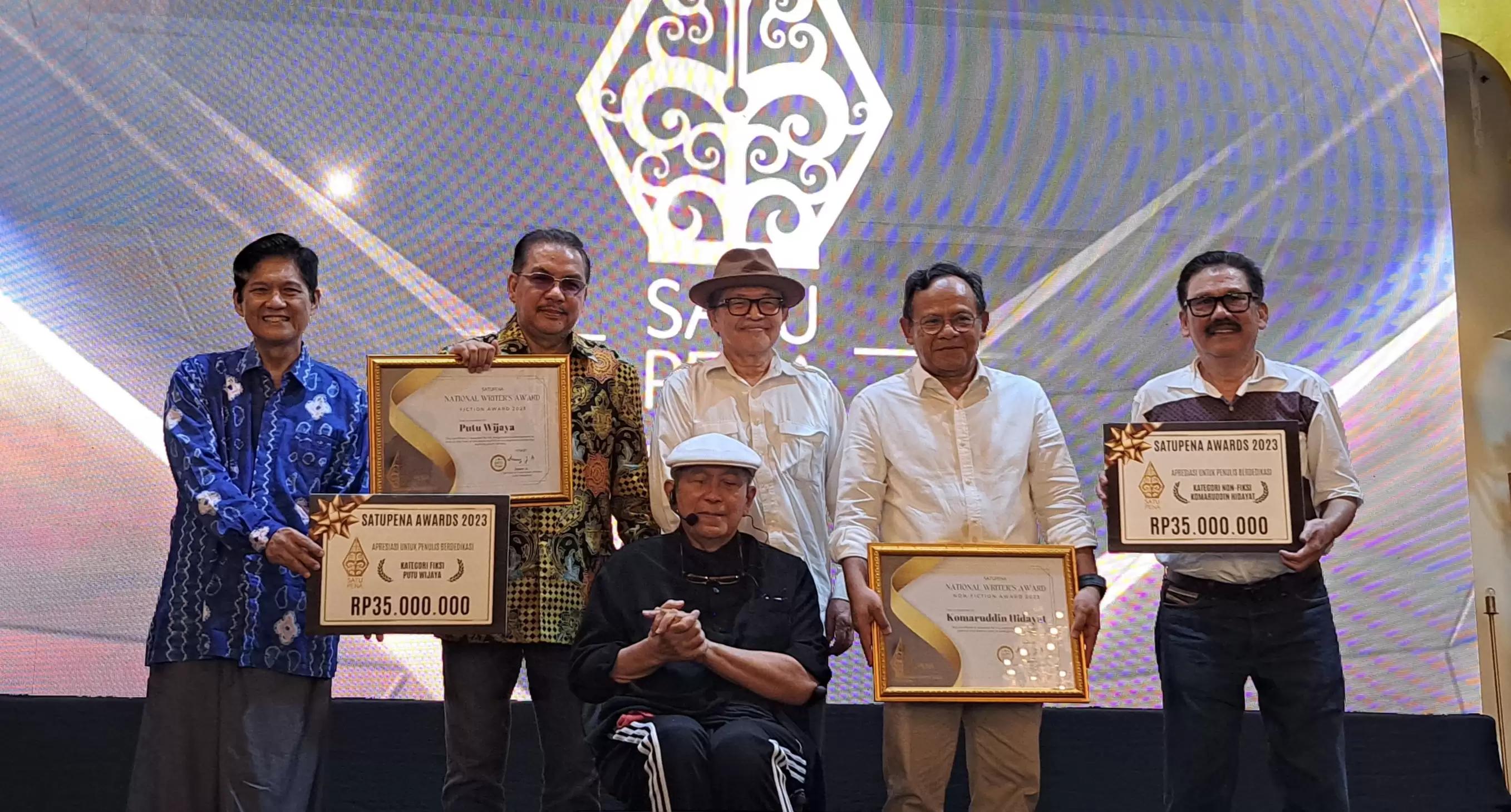Satupena Awards 2023, Denny JA: Hanya Penulis Divisi Satu yang Akan Bertahan di Era Artificial Intelligence