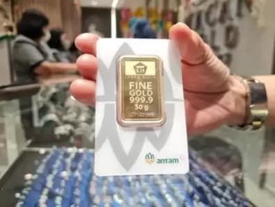 Harga Emas Antam Terus Naik, Kini Rp2,84 Juta per Gram