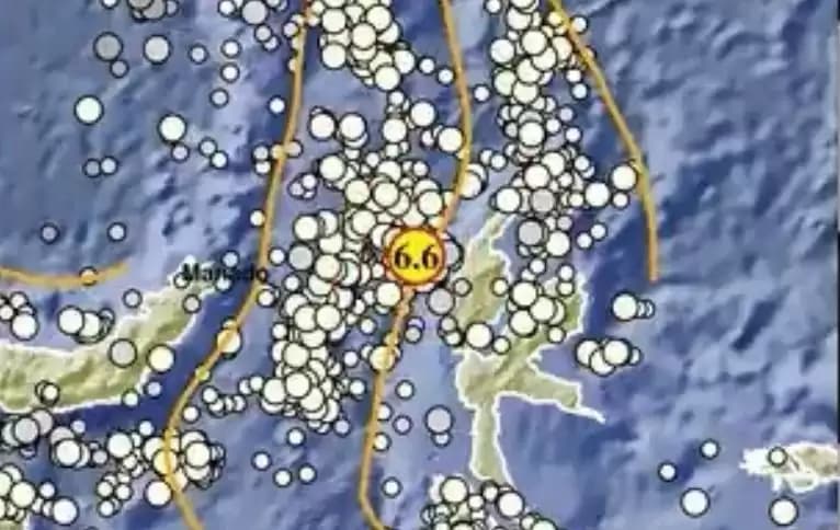 Gempa Magnitudo 6,6 Guncang Halmahera Barat