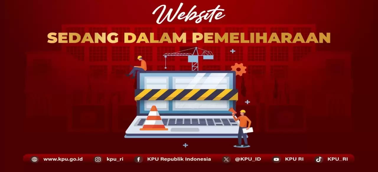 Webiste KPU RI Masih Down Sejak Pagi, Hari Pencoblosan Pemilu 2024