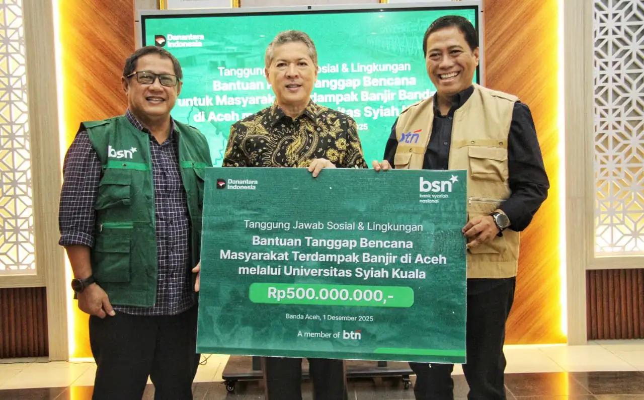 Bantuan Tanggap Bencana Masyarakat Terdampak Banjir di Aceh (Foto: Dok BTN)