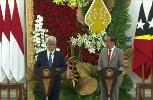 5 Kesepakatan Pertemuan Presiden Jokowi dan PM Timor Leste Xanana Gusmao
