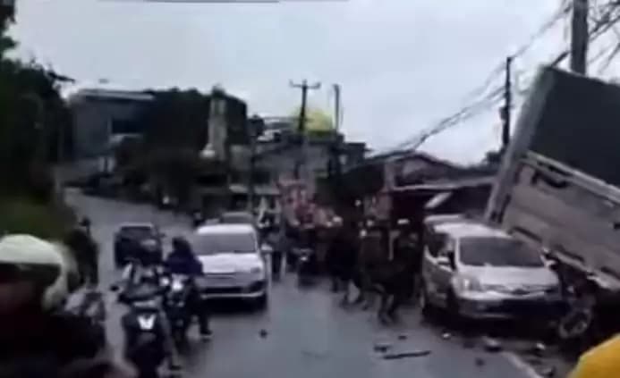 Kecelakaan Beruntun di Puncak Bogor, Polisi Tetapkan Supir Truk Tersangka