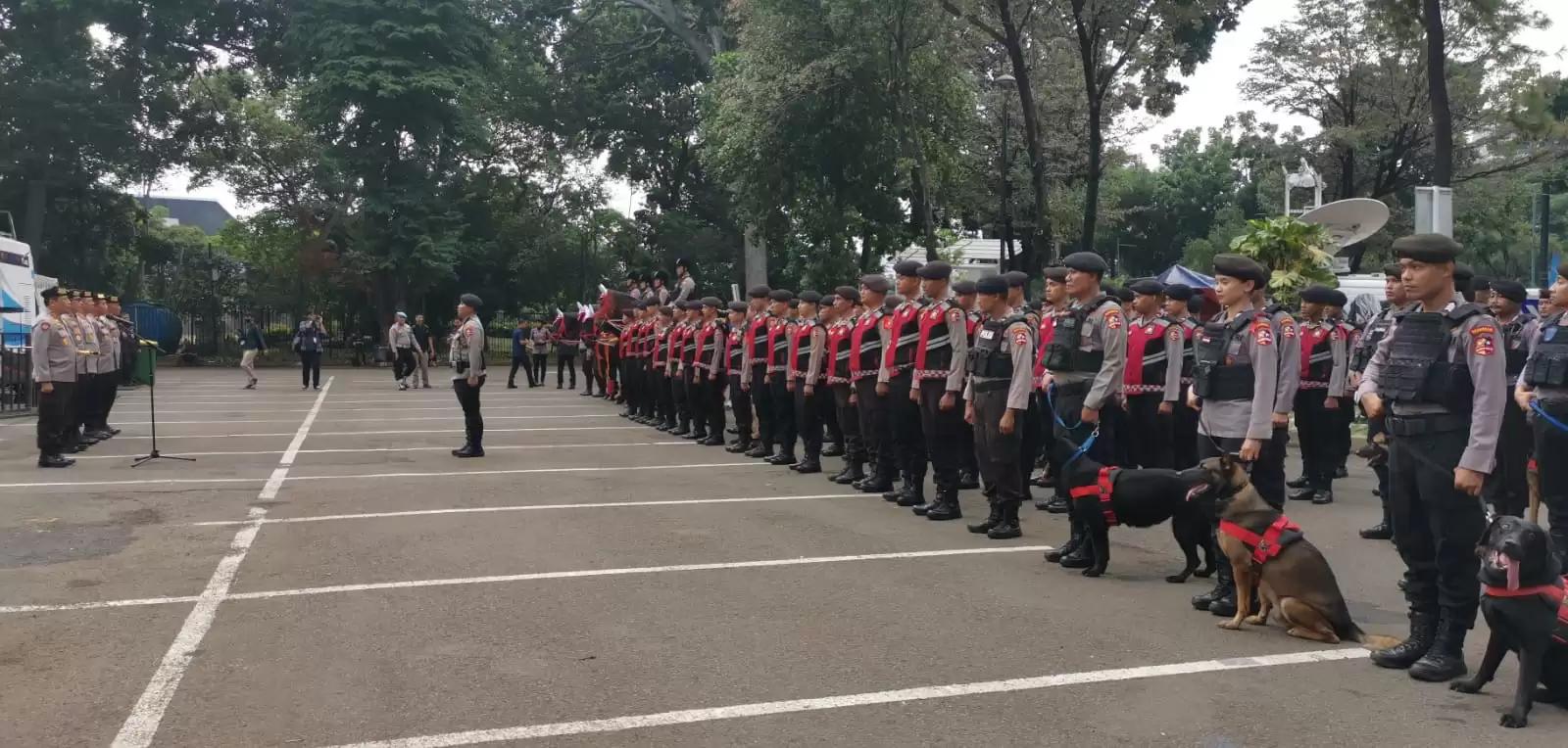 Polisi Perketat Penjagaan Area Debat Capres