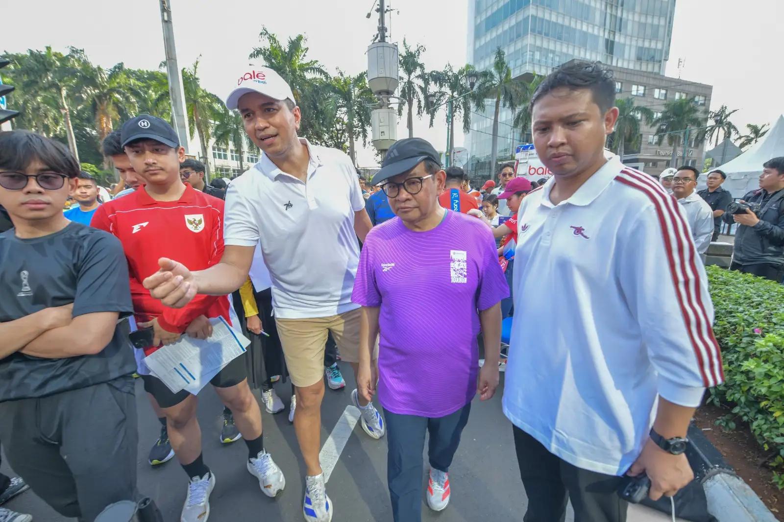 Gubernur DKI Jakarta Pramono Anung meninjau booth pendaftaran BTN JAKIM 2026 (Foto: Dok BTN)