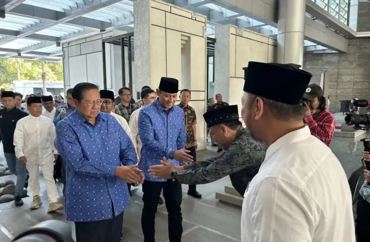 SBY Hadiri Bukber dan Silaturahmi Partai Demokrat untuk Bahas Transisi Pemerintahan