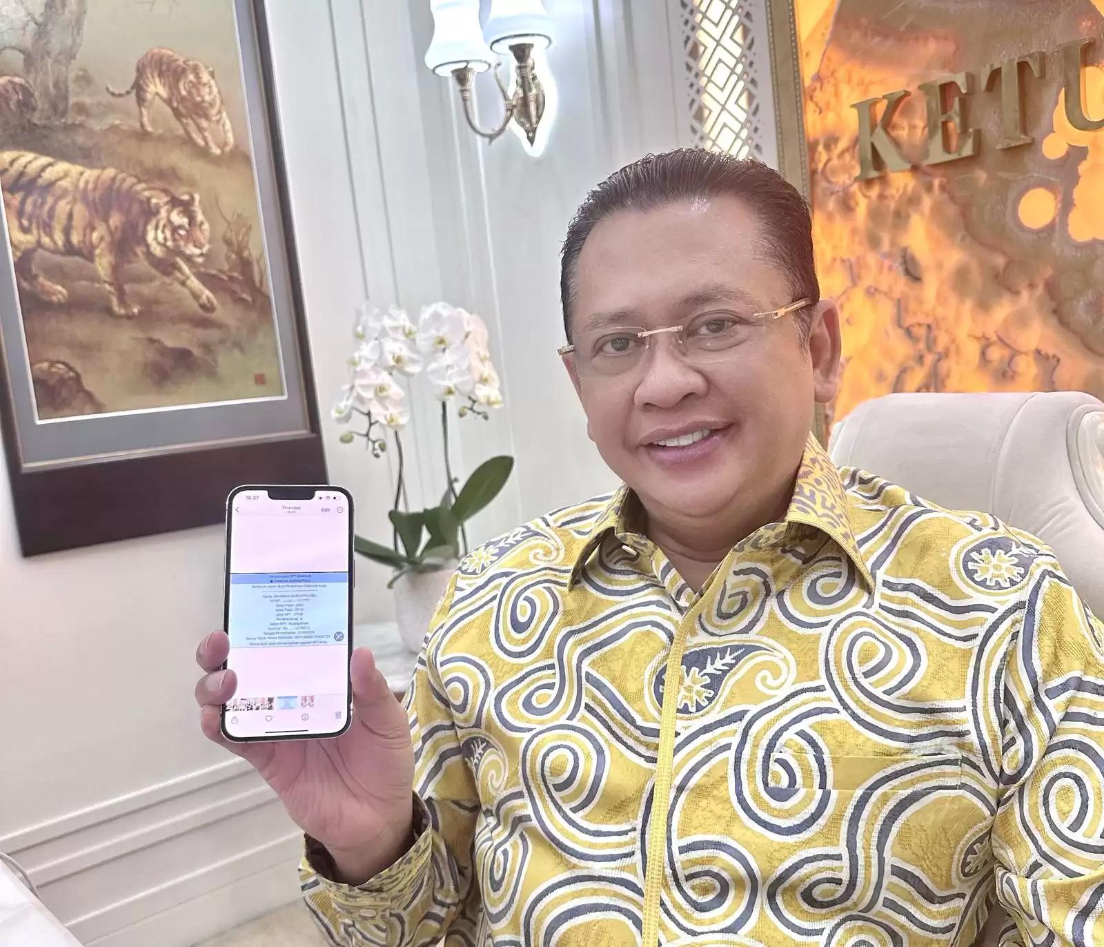 Bamsoet Ajak Masyarakat Segera Laporkan SPT Tahunan 2023