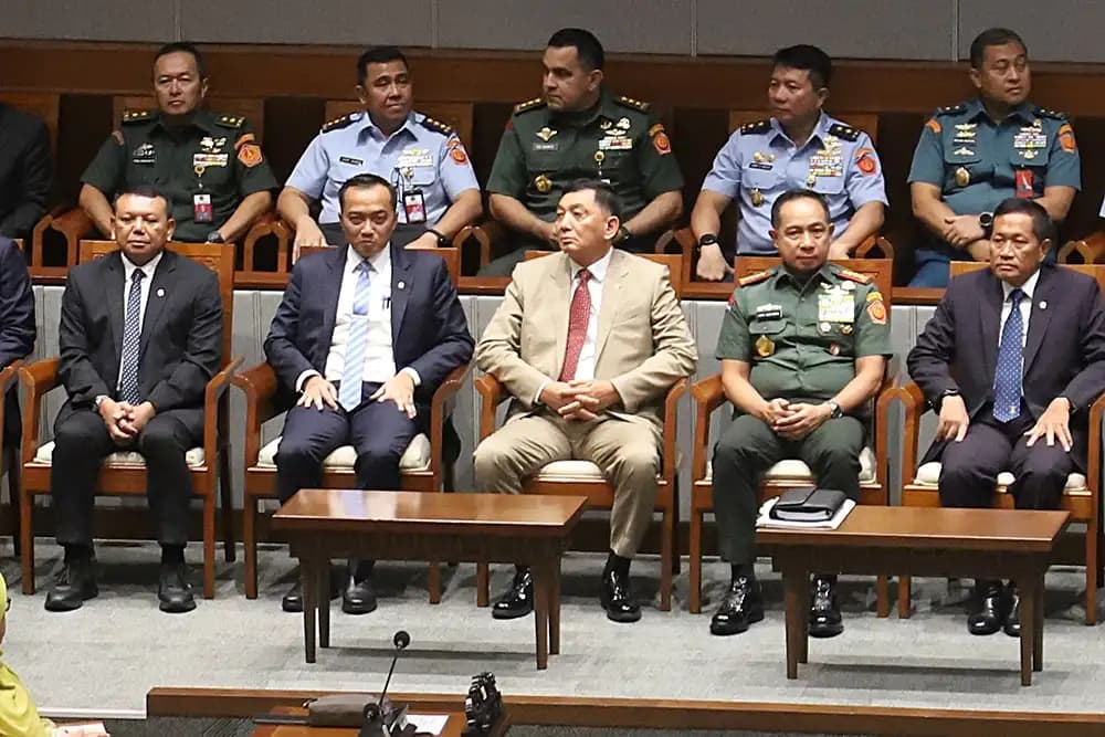 Paripurna DPR Sahkan RUU TNI Manjadi UU (Foto: Dok MI/Jaini)