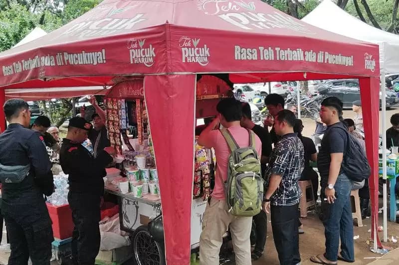 Debat Capres Bawa Berkah Bagi Pedagang di Senayan