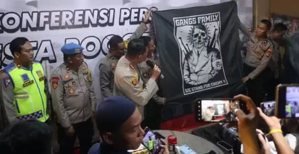 256 Remaja Anggota Gengster di Bogor Ditangkap Polisi, 2 Positif Narkoba