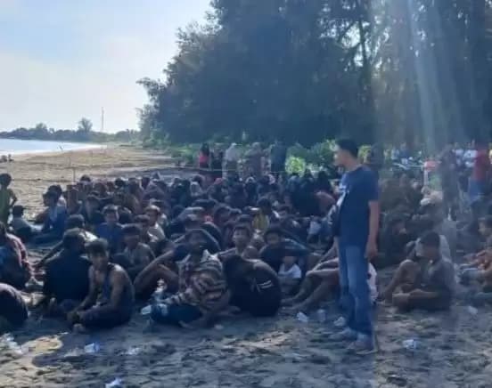 180 Etnis Rohingya Dipindahkan Jauh dari Permukiman Penduduk