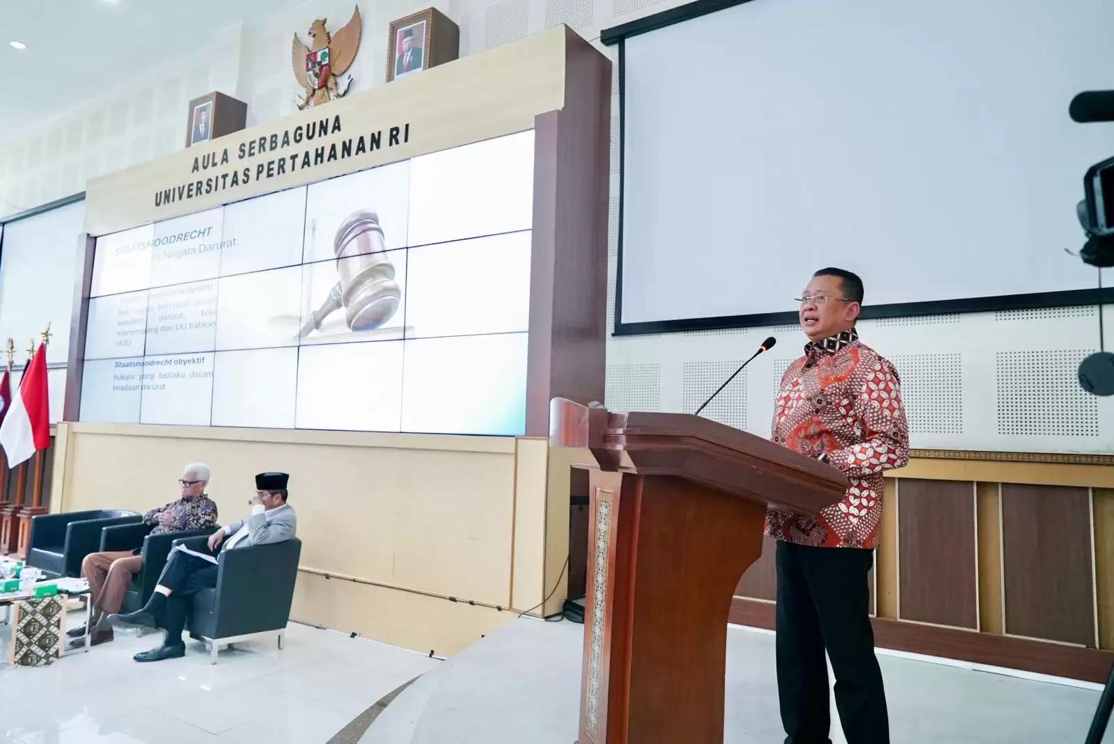 Dukung Prodi S2 Hukum Keadaan Darurat Unhan, Bamsoet Ungkap Banyak Negara Nancur karena Kekosongan Kekuasaan