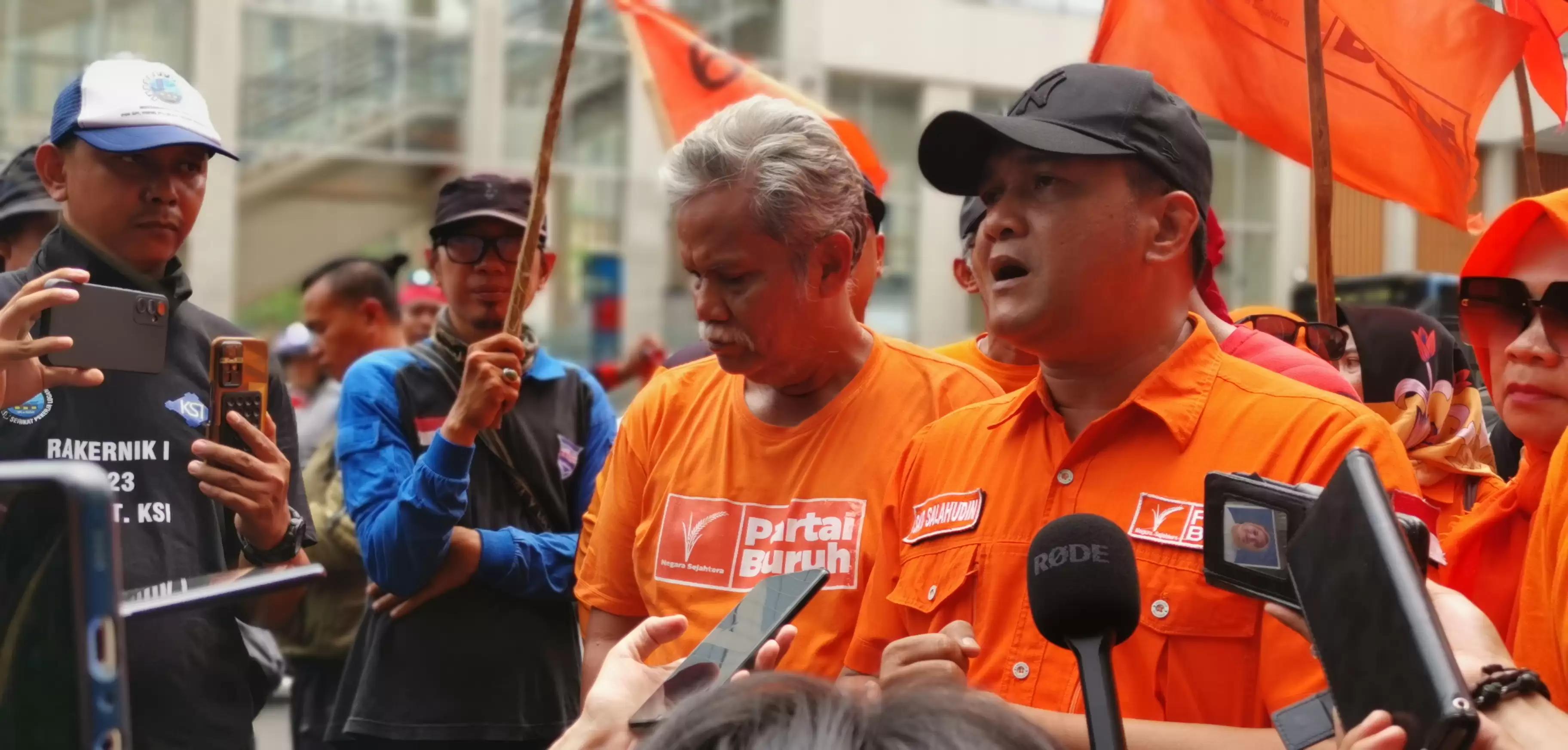 Gelar Aksi Demonstrasi, Partai Buruh Minta Bawaslu Beri Jaminan Hak Politik Kepada Anggotanya
