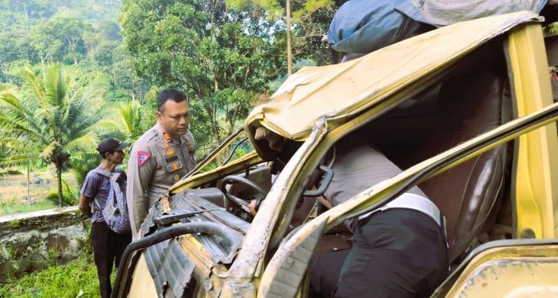 Polisi Tetapkan Sopir Sebagai Tersangka Pasca Kecelakaan Tewaskan Lima orang