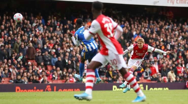 Arsenal 1-2 Brighton, The Gunners Gagal Masuk Empat Besar