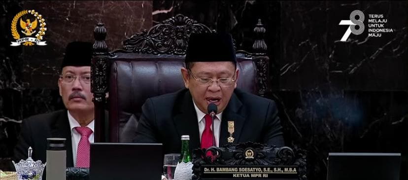 Ini Pantun Bamsoet yang Membuat Para Tamu Sidang Tahunan MPR Tertawa