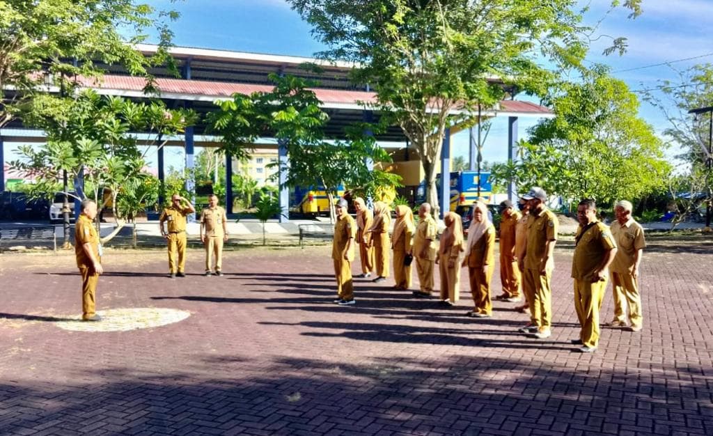 Dinas PUPR Malut Rutin Gelar Apel Pagi dan Sore