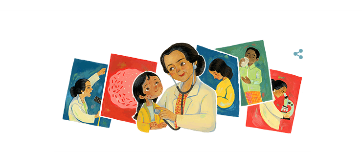 Dokter Sulianti Saroso Jadi Tema Google Doodle Hari Ini!