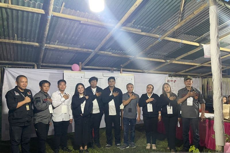 Prabowo-Gibran Unggul di Sembilan TPS Kinilow Satu-Tomohon