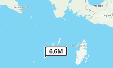 Ini Titik Koordinat Gempa Maluku Tenggara