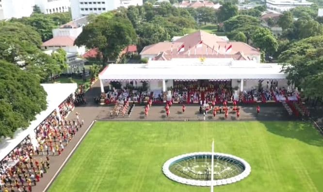 Istana Gelar Gladi Bersih Upacara HUT ke-78 Kemerdekaan RI