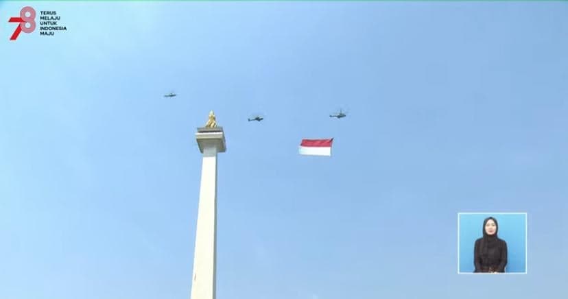 Hobah!!! Iriana Jokowi Joget Saksikan Atraksi Gemu Fa Mi Re