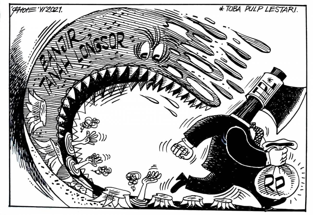 Karikatur Toba Pulp Lestari