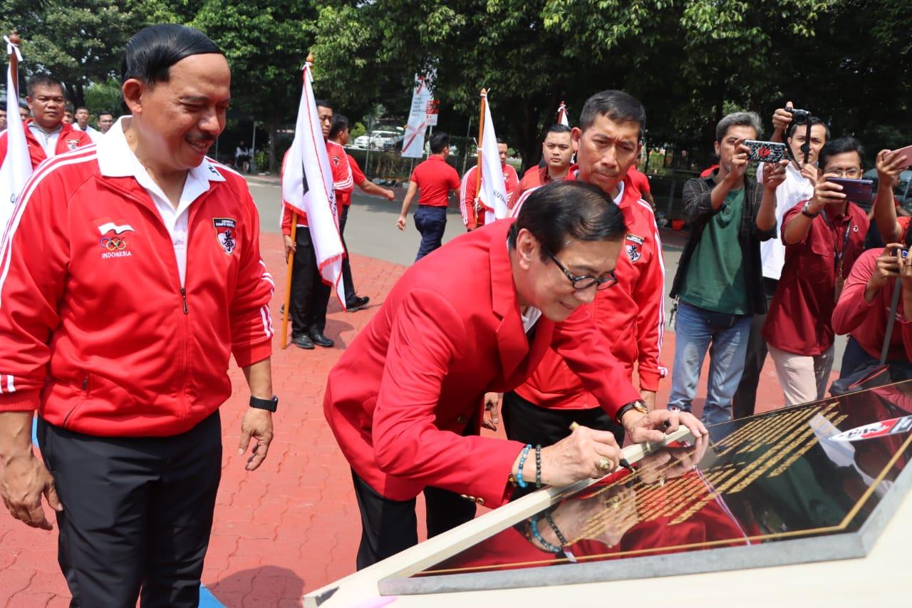 Resmikan 16 Graha Federasi Kempo Indonesia, Menkumham Yasonna Harap Jajarannya Raih Kejuaraan Tingkat Dunia
