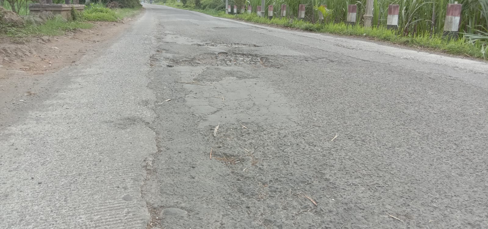 DPUBM Kabupaten Malang Diminta Perbaiki Jalan Rusak Desa Rejoyoso