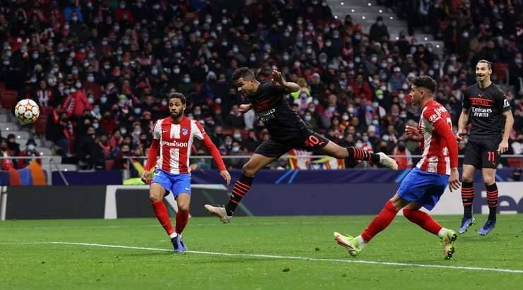 Liga Champions 2021/22: AC Milan 1-0 Atletico Madrid