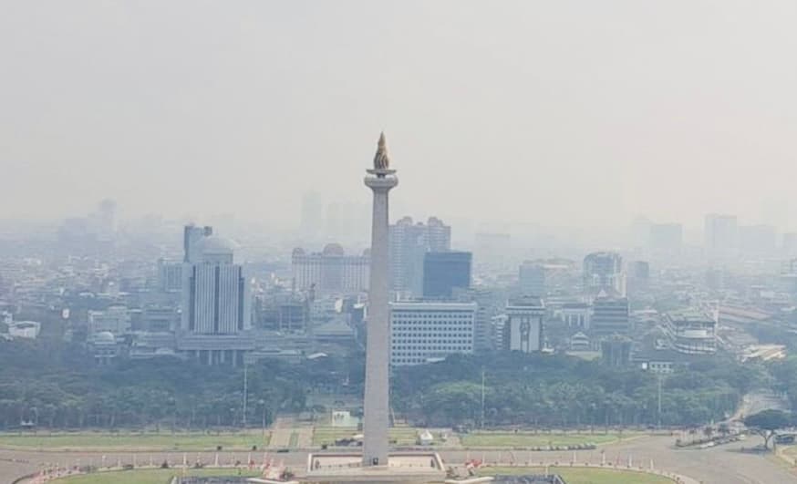 Kualitas Udara Jakarta Terburuk Urutan Kelima Hari Ini