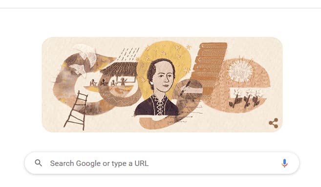 Google Doodle Hari Ini Peringati Ultah ke-169 Lasminingrat
