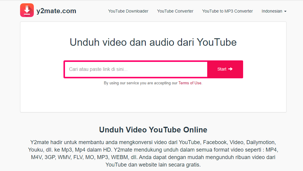 Cara Download MP3 dari Video YouTube dengan Y2mate