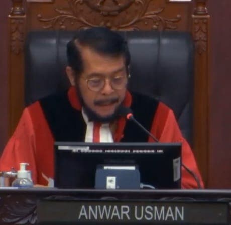 Prosesi Sidang Dugaan Pelanggaran Etik Ketua MK Anwar Usman Cs Butuh Satu Bulan