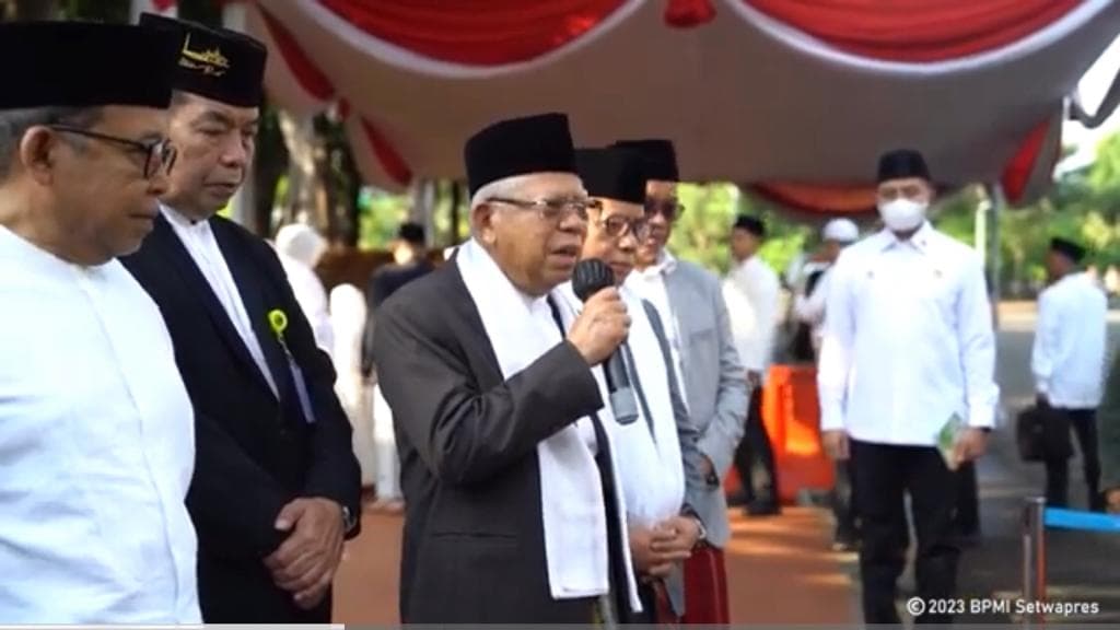 Wapres Ma'ruf Amin Ajak Masyarakat Mampu untuk Berkurban