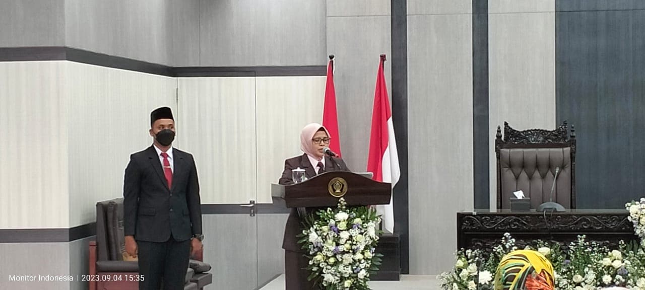 Mohammad Anshori Resmi Dilantik PAW Anggota DPRD Kabupaten Blitar